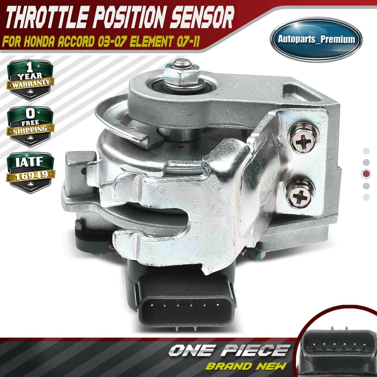 Throttle Position Sensor For Honda Accord 03-05 – Also Fits Civic, Element (Aftermarket Replacement JT7H) - View #12