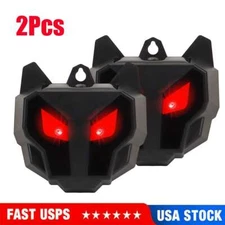 Solar Garden Guard Light Repellent Red LED Deterrent Light Night Animal Repeller