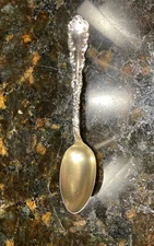 R Wallace & Sons Weaverly 1890 Sterling Silver .925 Teaspoon Coffee Spoon 5.5"