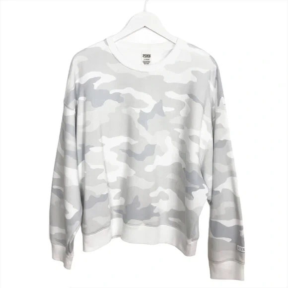 UNDERCOVER FELPA GIROCOLLO VICTORIA’S SECRET ROSA MIMETICA GRANDE