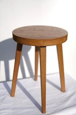 Solid Oak Wool Stool