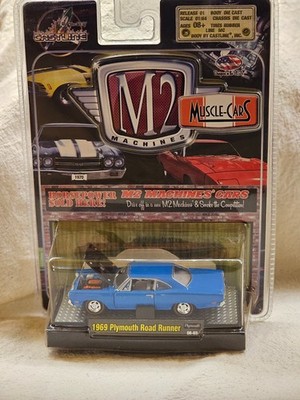 Castline M2 Machines Muscle-cars, 1969 plymouth Road Runner, FREE SHIPPING