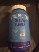 Vital Proteins Collagen Peptides Grape Flavored 120 Gummies. Exp: 01/2027