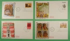 DR WHO 1974 CANADA 4 FDC INDIAN ART COLORANO SILK CACHET R38357