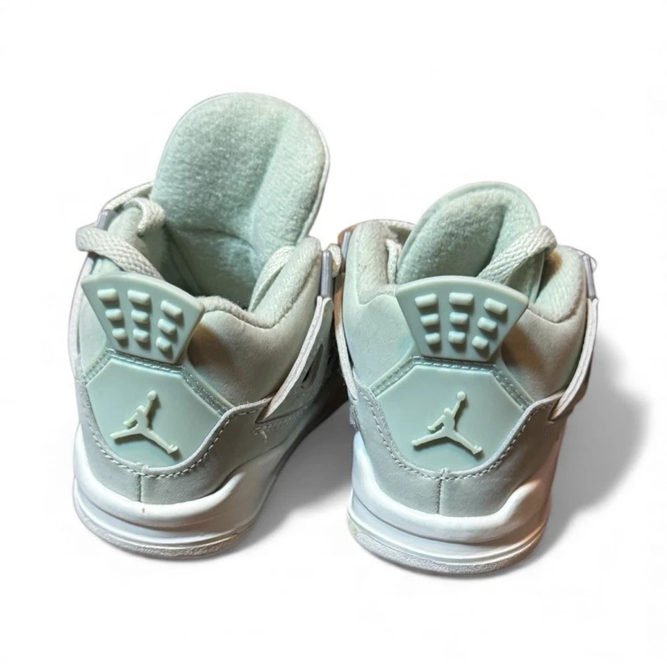 Zapatillas deportivas Seafoam Jordan 4 para niños pequeños talla 6C unisex verde claro Foto 3 de 4