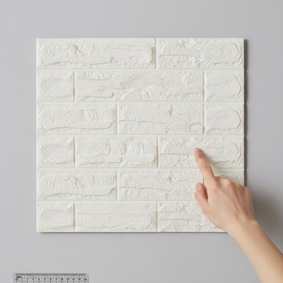 Verwandeln Sie Ihren Raum mit 3D Schaumstoff Ziegel Tapete | Selbstklebend, Wasserdicht...