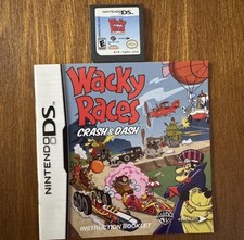 Nintendo DS Wacky Races: Crash & Dash Game USED Condition with Manual