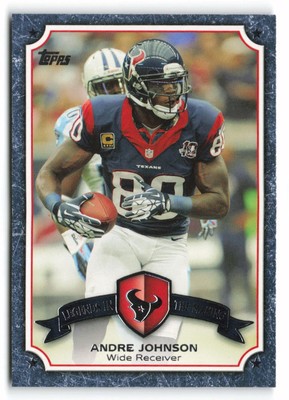 2013 Topps #LM-AJ Andre Johnson Legends in the Making Houston Texans