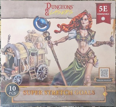 Dungeons and Lasers Super Stretch Goals 1 of 2 Box Kickstarter E5 Neu OVP Sealed