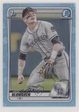 2020 Bowman Draft Chrome Sky Blue Refractor Jack Blomgren #BD-162 0lt3