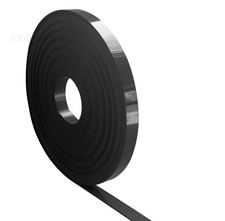 Magnetic Tape for Whiteboard Magnet Strips: 0.39 Inch x 39.3 Ft, Black