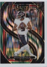 2024 Panini Select Premier Level Black & Green Shock Prizm Michael Penix Jr 1tl8