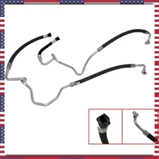 For BMW 535i 640i 740i F02 F05 2X Engine Oil Cooler Hose Pipe Inlet&Outlet USA
