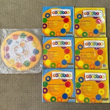 NEW! Learning Palette and 6 Sets of 12 Double Sided Cards for Reading and Math
