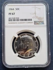 1964 Kennedy Proof Half Dollar 50c Silver Graded NGC PF67 #98605