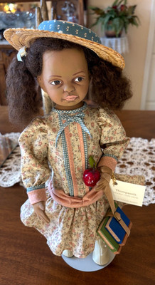 CARLA THOMPSON 15'' CLOTH DOLL MISS RUBY 1993 LIMITED EDITION OF 25 MINE IS #4