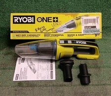 USED Ryobi ONE 18V Cordless Wet/Dry Hand Vacuum PCL702B - Tool Only READ