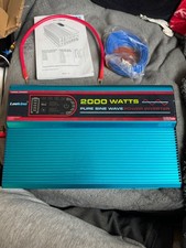 Leekino 2000W Pure Sine Wave Power Inverter - blue