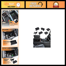 6pcs Toyota Rav4 2026 Accessories Center Console Organizer Wireless Charger 