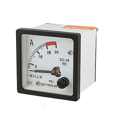 SQ48 Analog AC Current Panel Meter Amperemeter 0-15A  +Schwarz J3Z33051