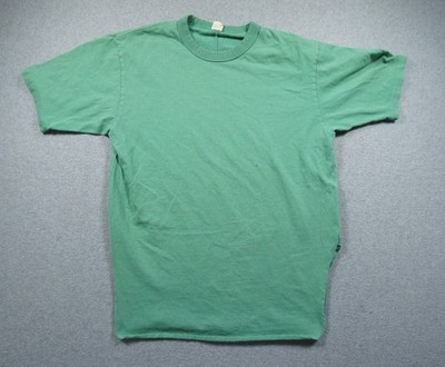 Screen Stars Shirt Mens Small Green Beams Boy Tee Japanese Streetwear Blank
