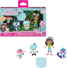 Campfire Gift Pack with Gabby Girl, Pandy Paws, Baby Box & Mercat Toy Figures, C