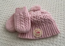 North Face Baby Minna Collection Mittens and Beanie - Coy Pink - XS 6-24M 