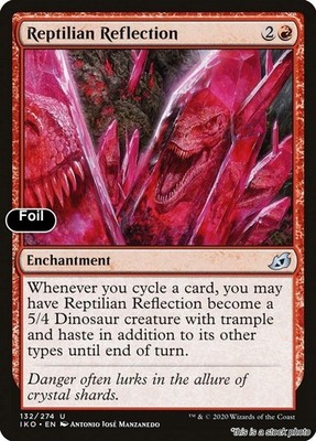 MTG Reptilian Reflection [IKO - 132] LP Foil