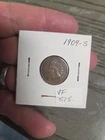 New Listing1909-S Indian Head Cent 1c Fine+ / VF Key Date Old Scratch In Head Band.