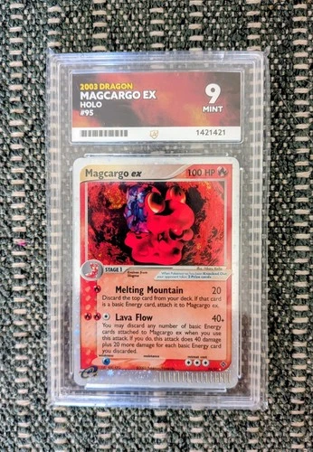 Magcargo ex 95/97 ACE graded card