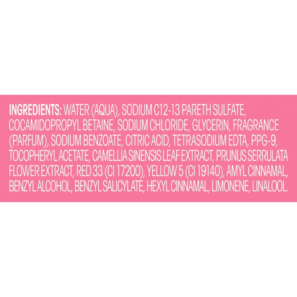 Suave Essentials Gentle Liquid Body Wash, Wild Cherry Blossom, 30 oz Pack of 1 - Image 4 of 4