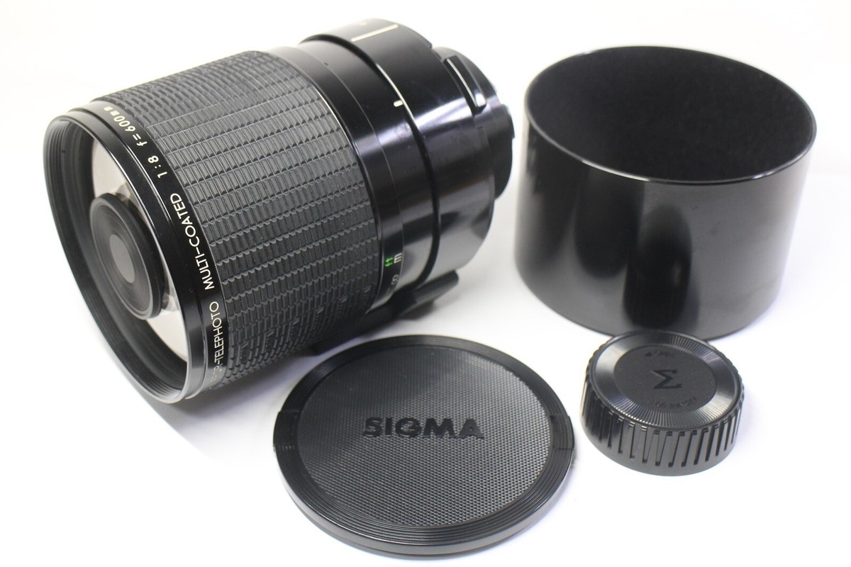 その他 SIGMA MIRROR-TELEPHOTO MULTI-COATED 1:8 AS IS Sigma Mirror-Telephoto 600mm F/8 Multi-Coated MF Lens