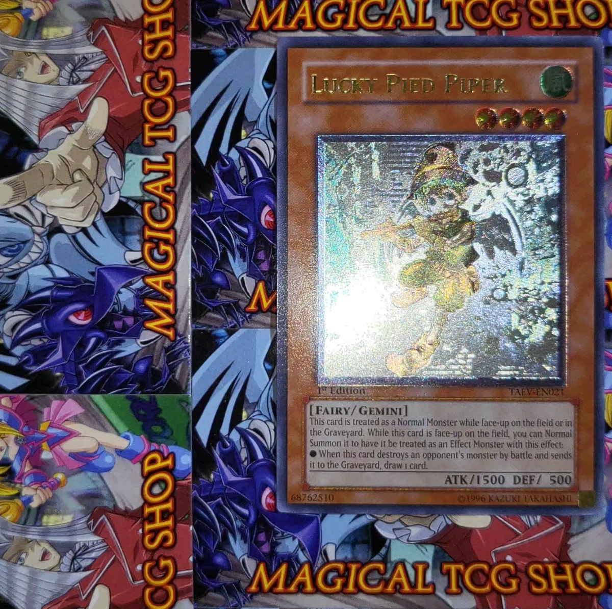 Yugioh Lucky Pied Piper TAEV-EN021 1st Edition Ultimate Rare