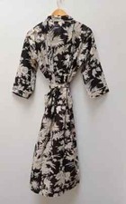 Indian Vintage 100% Cotton Long Beach Maxi Kaftan Dress One Size Caftan Kimono