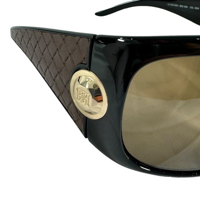 ESCADA Brown & Black Plastic SES 128V Women\'s Sunglasses Made in Italy ESCADA Brown & Black Plastic SES 128V Women main image 4