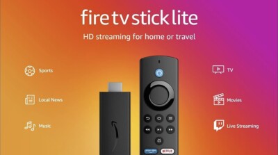 Amazon Fire TV Stick Lite Media Streamer - Black