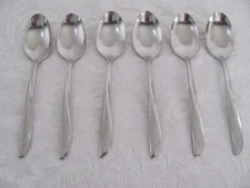 Oneida Community Stainless -Twin Star - 6 1/8" Teaspoons - Set of 6
