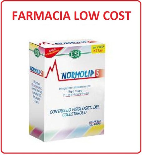 NORMOLIP 5 ESI 60 CPS controllo colesterolo integratore alimentare naturale  | eBay