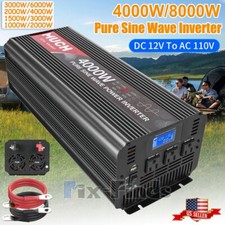 Reliable Pure Sine Wave Power Inverter 1000w 3000w 4000w 12V to 110V Converter