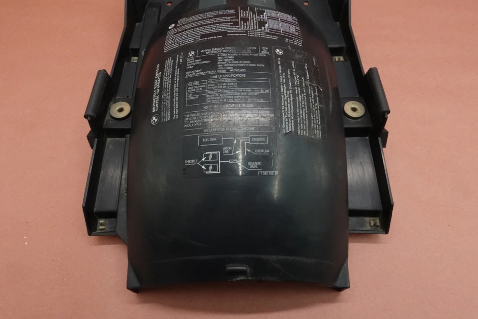 BMW R1100RS 1993-2001 guardabarros trasero trasero inferior bandeja trasera cubierta protector Foto 3 de 4