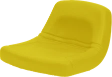 Low Back John Deere Lawn Mower Garden Tractor Seat Yellow