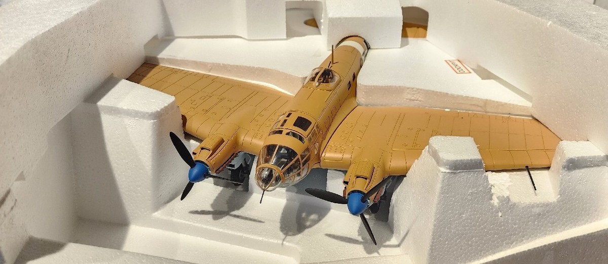 Franklin Mint Armour Collection 1:48 Scale HEINKEL III-LIBYA Franklin Mint Armour Collection 1:48 Scale HEINKEL III-LIBYA