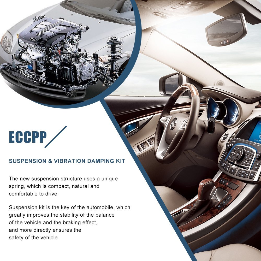 For 2006-08 Dodge Ram 1500 4WD Front Struts Rear Shocks Sway Bar (8pc Kit) 5.7L