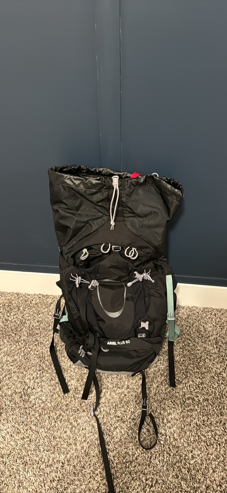 Osprey Women's Backpack Black Ariel Plus 60 eBay