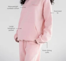 Comfrt 3x Hoodie Limited Edition Bubblegum Pink Sweatshirt 