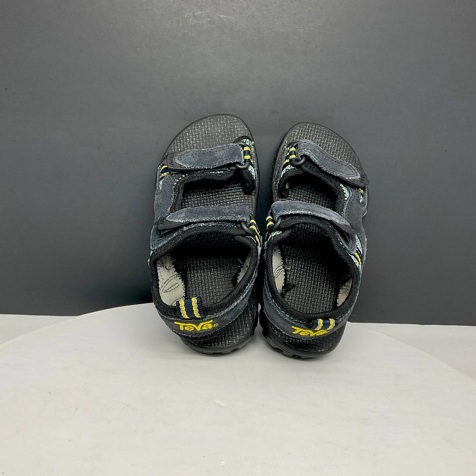 Teva Spoiler Sport Sandals Boys 12 Strappy Suede Blue Trail Water - Image 4 of 4