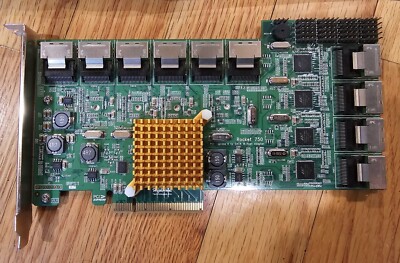 Highpoint Rocket 750 R750 PCIe x8 10-Port 40x SATA 6GB/s HBA Raid Controller