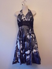 Betsy and Adam dress Black and Grey size 8