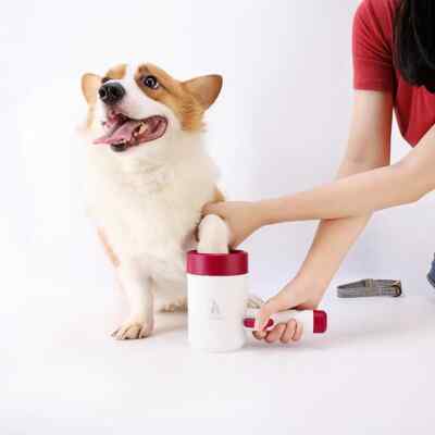 Pet Dogs cat Automatic Paw Cleaner Portable Electric Washer Cup Foot Cleaner 