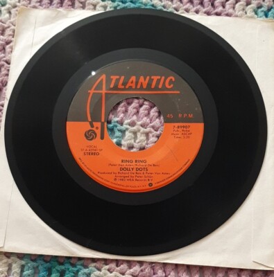Dolly Dots 45 Ring Ring / Do Wah Diddy Diddy 1982 Atlantic 7-89907 vg+
